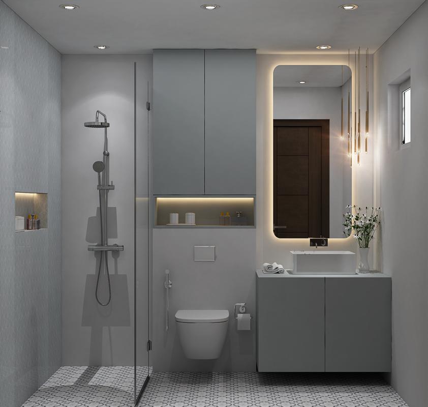 Master bedroom ensuite bathroom